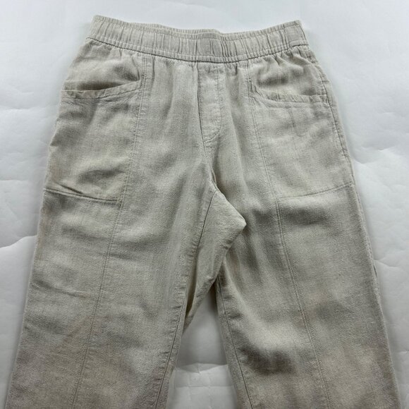 Old Navy Flax Linen Blend High Rise Slim Leg Ankle Pant XS - Picture 2 of 7